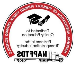 全国公共资助卡车驾驶学校协会的标志